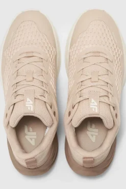 Discount 4F Buty Sportowe Damskie Do Trekkingu I Trailu SPEED HIKER WMM00FOTSF033-83S Beżowe Beżowy