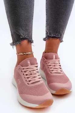 Online 4F Buty Sportowe Damskie MM00FSPOF027 Różowe