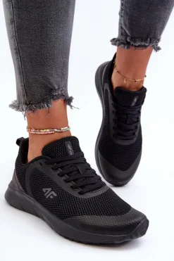 4F Buty Sportowe Damskie MM00FSPOF027 Czarne