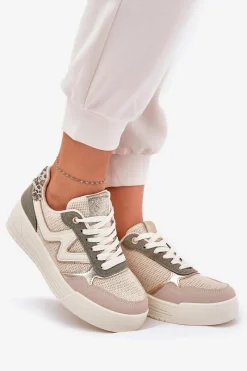 Buty Sportowe Na Platformie|Sneakersy Damskie></noscript>Boto Buty Sportowe Damskie Na Platformie Panterka Zielone Lorori Zielony