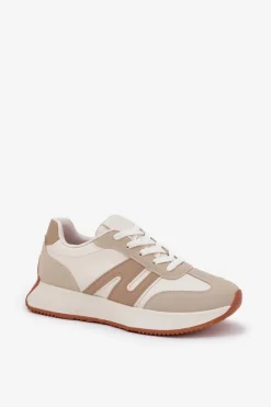 Buty Sportowe Na Platformie|Sneakersy Damskie></noscript>Boto Buty Sportowe Damskie Na Platformie Beżowe Emidi Beżowy