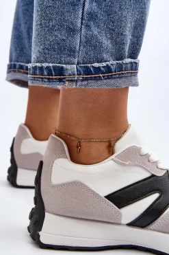 Outlet Buty Sportowe Damskie Szare Chloette Damskie Buty Sportowe Na Platformie|Sneakersy Damskie