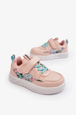 Dziewczęce></noscript>Evento Buty Sportowe Dziecięce Na Rzep Różowe Lucila