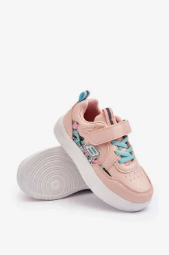 Dziewczęce></noscript>Evento Buty Sportowe Dziecięce Na Rzep Różowe Lucila