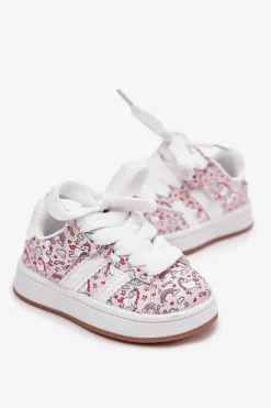 Dziewczęce|Back To School></noscript>Boto Buty Sportowe Dziewczęce Z Motywem Jednorożca Różowe Ilana Różowy