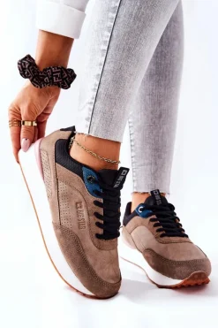 Online Big Star Shoes Buty Sportowe Memory Foam Big Star II274407 Brązowo-Czarne