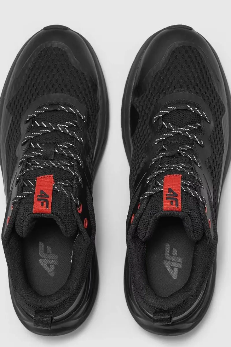 Obuwie Sportowe Męskie>4F Buty Sportowe Męskie Do Trekkingu I Trailu SPEED HIKER WMM00FOTSM036-20S Czarne
