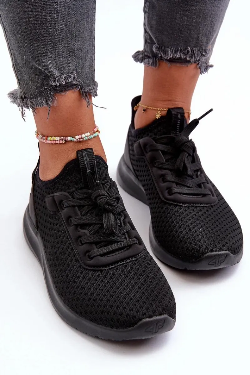 Outlet 4F Buty Sportowe Sneakersy Damskie RSS2LOWF055 Czarne