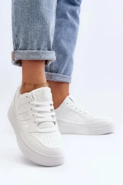 New Buty Sportowe Sneakersy Damskie Białe Frutesa Damskie Sneakersy Damskie