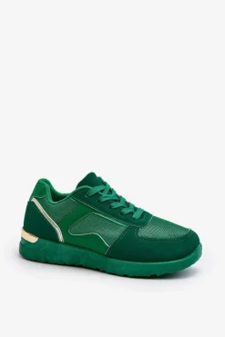 Sneakersy Damskie>Boto Buty Sportowe Sneakersy Damskie Zielone Kleffaria