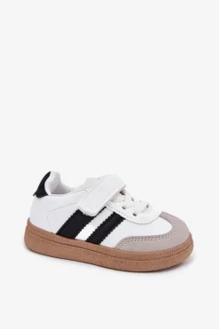 Chłopięce|Dziewczęce>Boto Buty Sportowe Sneakersy Dziecięce Na Rzep Białe Adelina