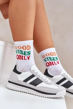 New Buty Sportowe Sneakersy Damskie Białe Galabis Damskie Buty Sportowe Na Platformie|Sneakersy Damskie