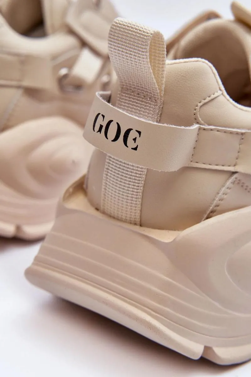 Online Buty Sportowe Sneakersy MM2N4015 Beżowe Damskie Sneakersy Damskie