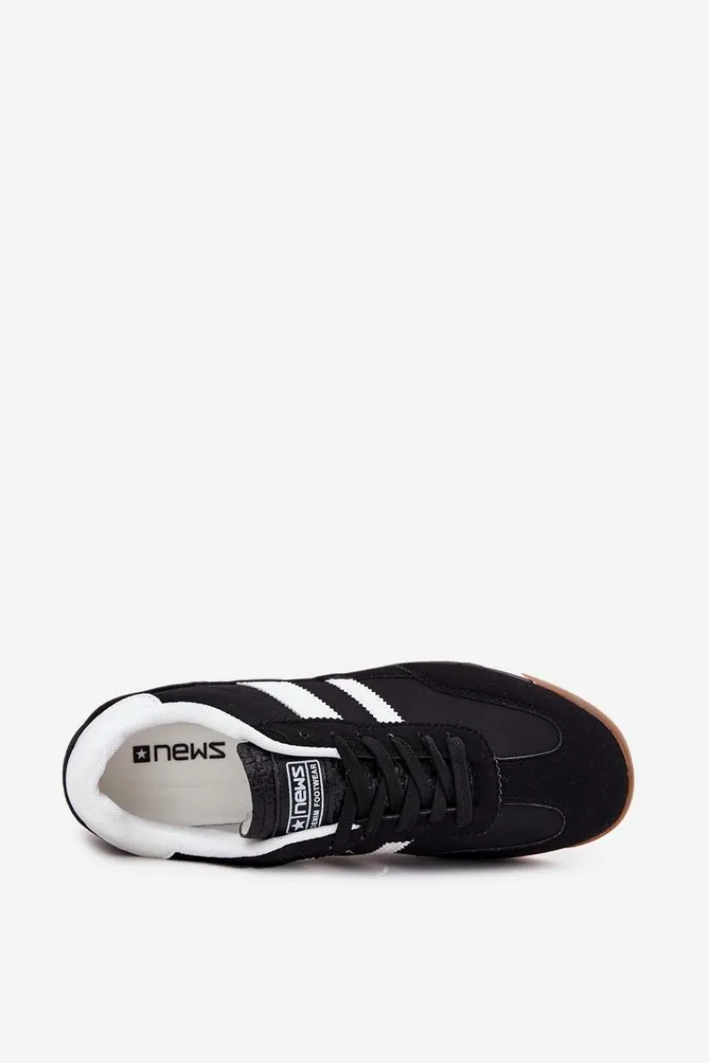 Obuwie Sportowe Męskie>Evento Buty Sportowe Sneakersy Męskie Czarne Sivara Czarny