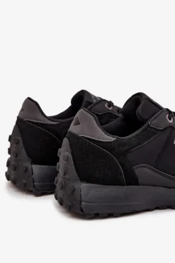 New Lee Cooper Buty Sportowe Sneakersy Męskie LCJ-25-03-3796 Czarne Czarny