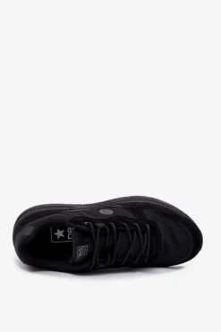 Hot Buty Sportowe Sneakersy Męskie Na Platformie Czarne Hanirin Męskie Obuwie Sportowe Męskie