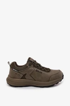 Obuwie Trekkingowe Męskie|Obuwie Sportowe Męskie>Big Star Shoes Buty Sportowe Trekkingowe Męskie Big Star OO174367 HI-POLY SYSTEM Khaki