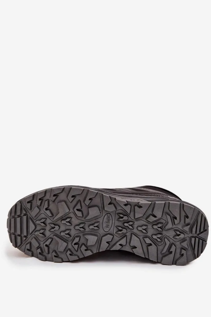 Outlet Buty Trekkingowe Damskie Ocieplane LCJ-25-01-3710 Czarne Damskie Trekkingowe Damskie