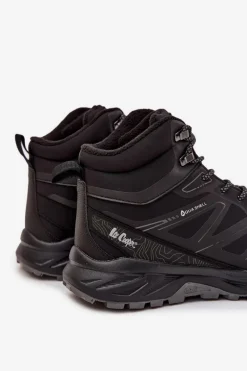 Outlet Buty Trekkingowe Damskie Ocieplane LCJ-25-01-3710 Czarne Damskie Trekkingowe Damskie