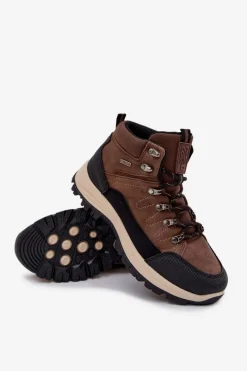 Discount Buty Trekkingowe Męskie Big Star SS174049 Brązowe Męskie Obuwie Trekkingowe Męskie|Obuwie Sportowe Męskie