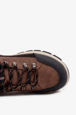 Discount Buty Trekkingowe Męskie Big Star SS174049 Brązowe Męskie Obuwie Trekkingowe Męskie|Obuwie Sportowe Męskie
