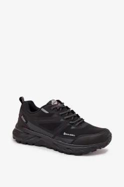 Clearance Buty Trekkingowe Męskie LCJ-25-01-3717 Czarne Męskie Obuwie Trekkingowe Męskie|Obuwie Sportowe Męskie