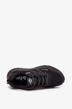 Clearance Buty Trekkingowe Męskie LCJ-25-01-3717 Czarne Męskie Obuwie Trekkingowe Męskie|Obuwie Sportowe Męskie