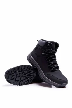Obuwie Trekkingowe Męskie>Boto Buty Trekkingowe Męskie Ocieplane Czarne Derex