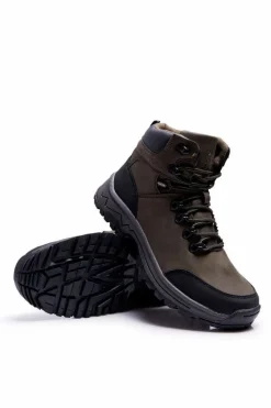 Online Boto Buty Trekkingowe Męskie Ocieplane Khaki Derex