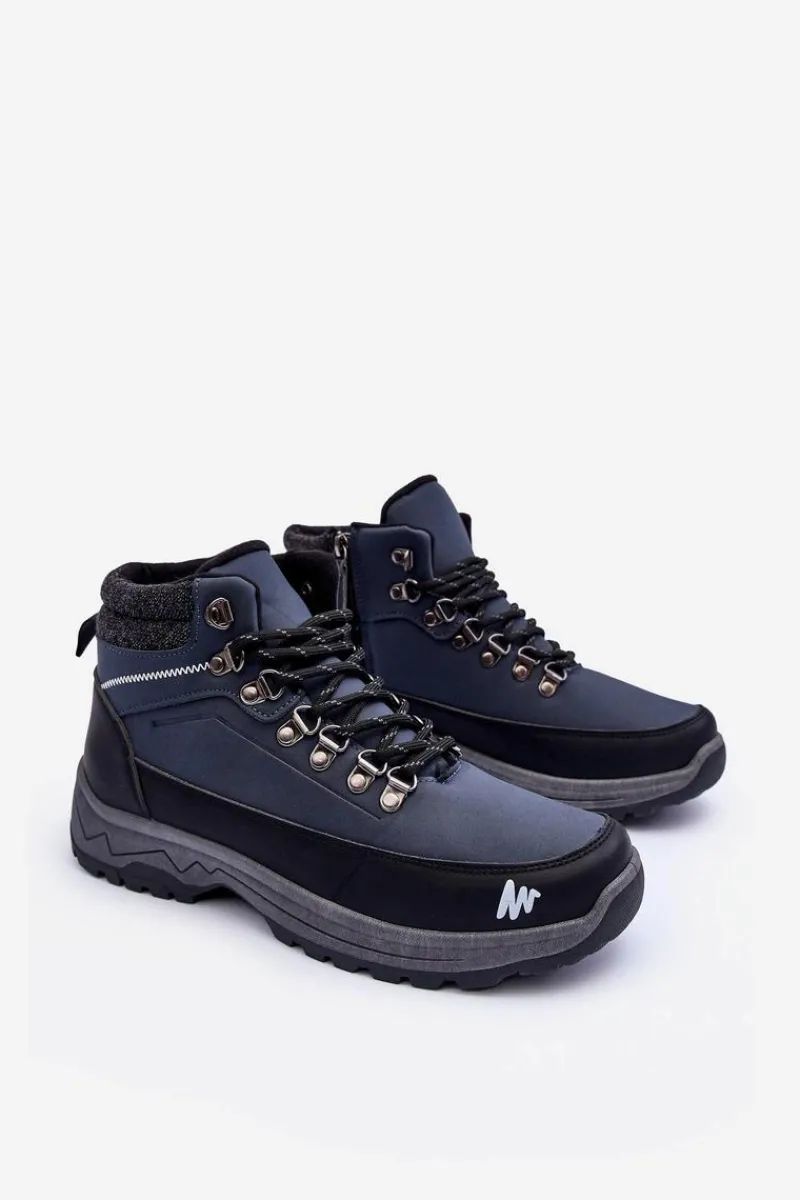 Obuwie Trekkingowe Męskie|Obuwie Sportowe Męskie>Boto Buty Trekkingowe Męskie Ocieplane Granatowe Westtide