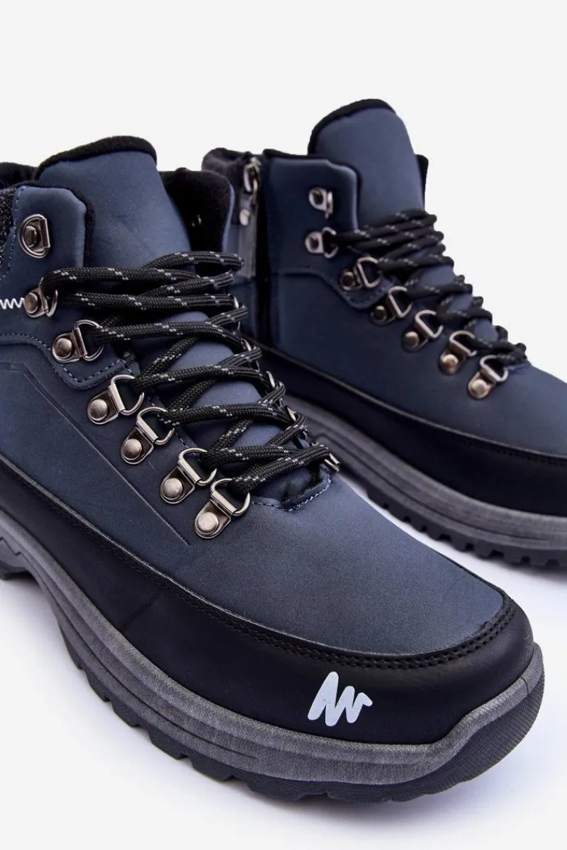 Obuwie Trekkingowe Męskie|Obuwie Sportowe Męskie>Boto Buty Trekkingowe Męskie Ocieplane Granatowe Westtide