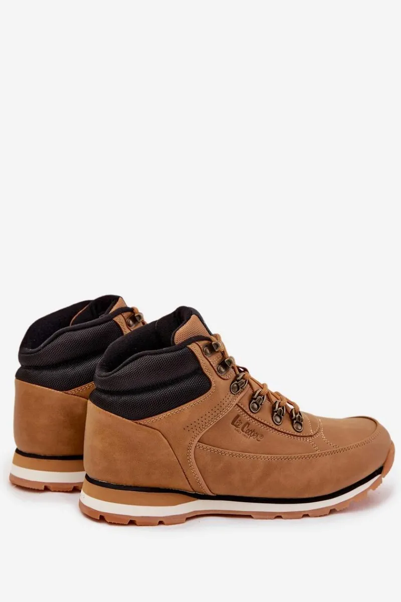 Obuwie Trekkingowe Męskie|Obuwie Sportowe Męskie>Lee Cooper Buty Trekkingowe Męskie Ocieplane LCJ-25-03-3843M Camel Brązowy