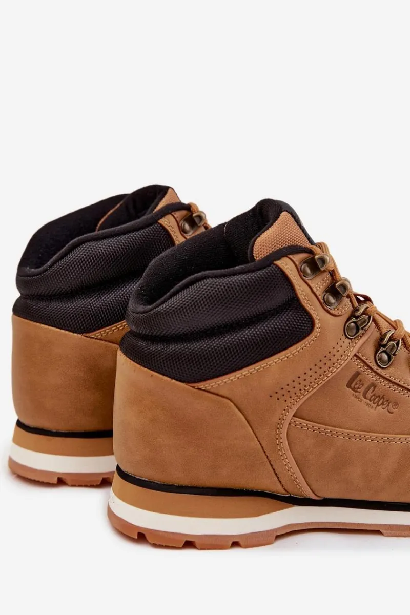 Obuwie Trekkingowe Męskie|Obuwie Sportowe Męskie>Lee Cooper Buty Trekkingowe Męskie Ocieplane LCJ-25-03-3843M Camel Brązowy