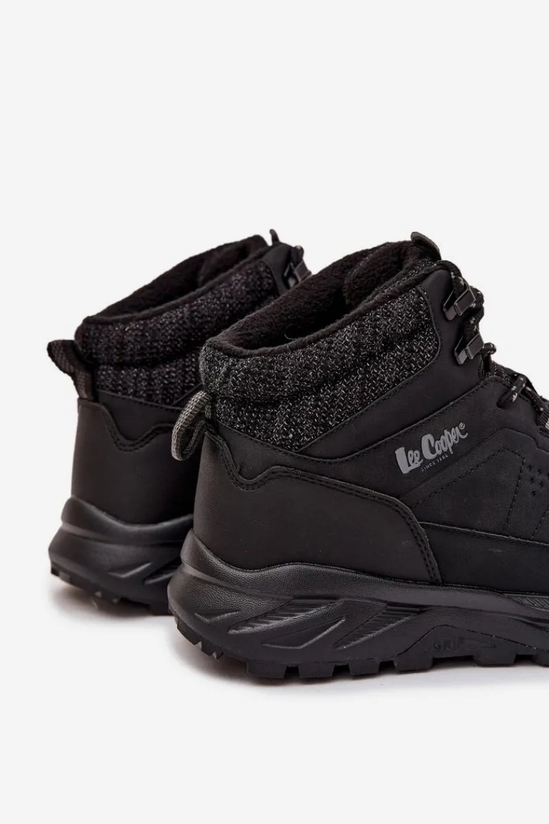 Best Lee Cooper Buty Trekkingowe Męskie Ocieplane LCJ-25-01-3723M Czarne Czarny