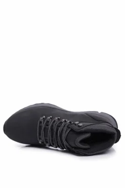 Online Buty Trekkingowe Męskie Skórzane Big Star Czarne EE174201 Męskie Obuwie Trekkingowe Męskie