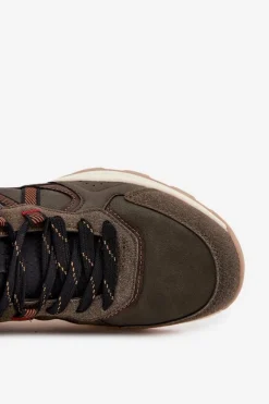 Obuwie Trekkingowe Męskie|Obuwie Sportowe Męskie></noscript>Wrangler Buty Trekkingowe Męskie WEST MEN MID 20253027 Ciemnozielone