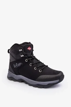 Hot Lee Cooper Buty Trekkingowe Trapery Męskie LCJ-23-01-2045M Czarne