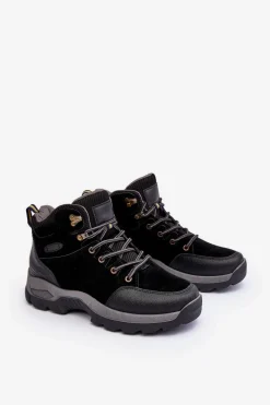 Discount Buty Trekkingowe Trapery Męskie Czarne Fontanoe Męskie Obuwie Trekkingowe Męskie|Obuwie Sportowe Męskie