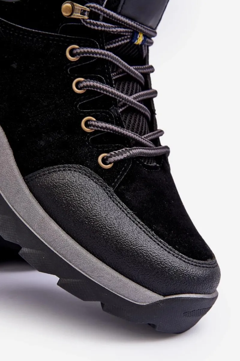 Discount Buty Trekkingowe Trapery Męskie Czarne Fontanoe Męskie Obuwie Trekkingowe Męskie|Obuwie Sportowe Męskie