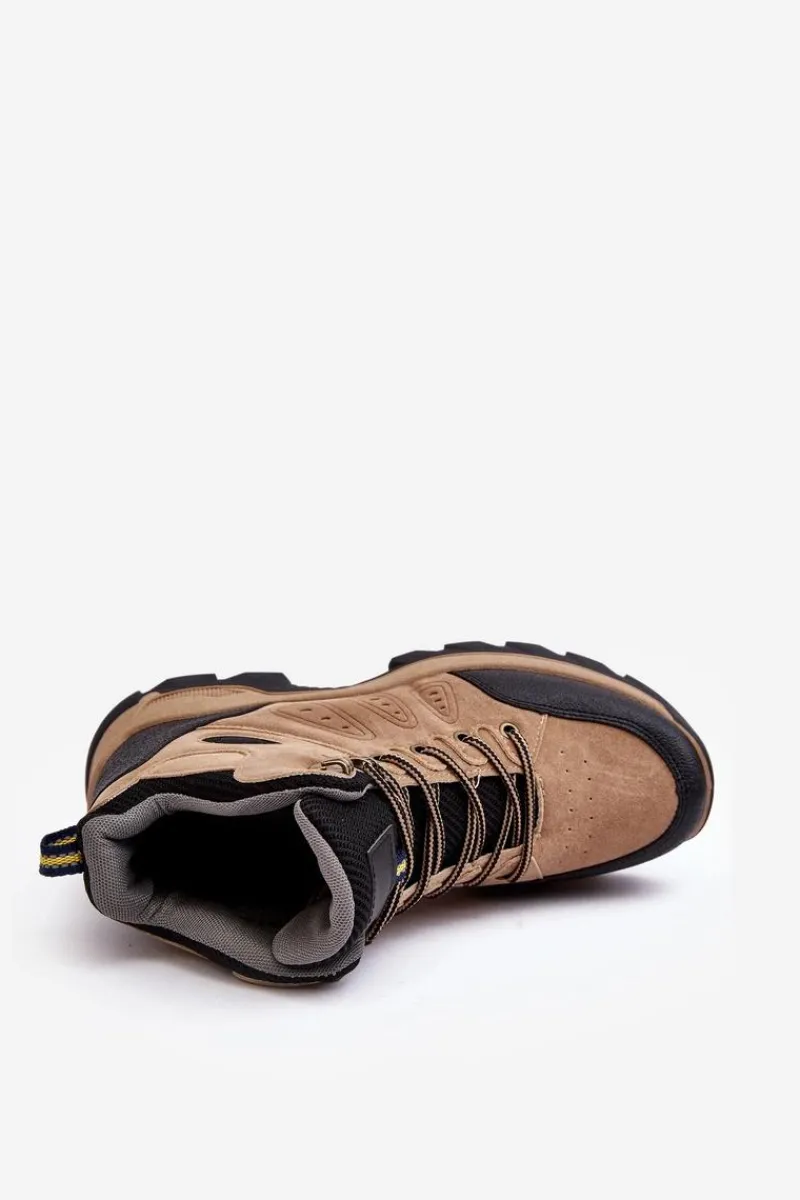 Obuwie Trekkingowe Męskie|Obuwie Sportowe Męskie>Boto Buty Trekkingowe Trapery Męskie Beżowe Fontanoe