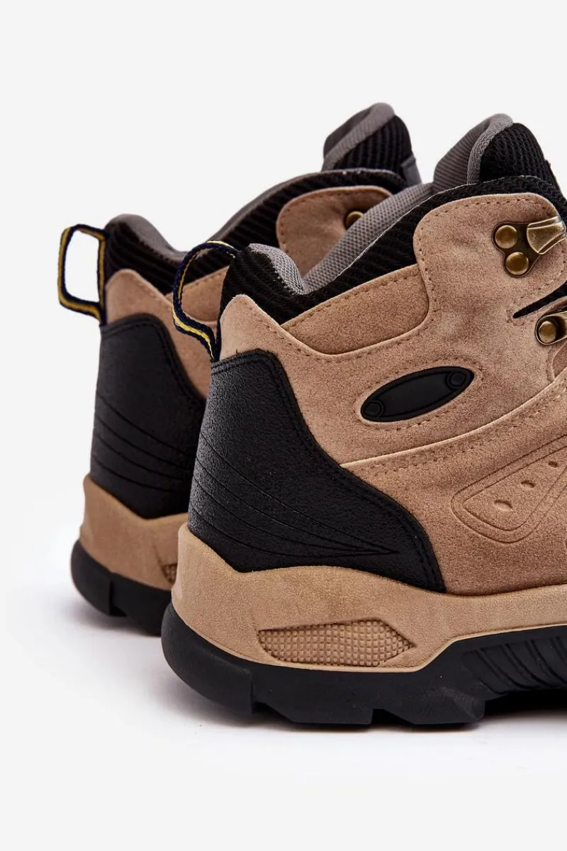 Obuwie Trekkingowe Męskie|Obuwie Sportowe Męskie>Boto Buty Trekkingowe Trapery Męskie Beżowe Fontanoe