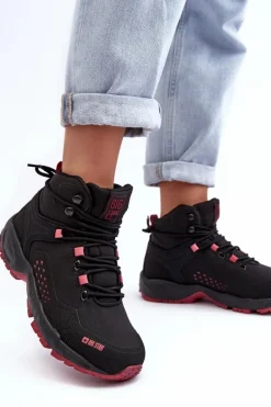 Obuwie Trekkingowe Męskie|Trekkingowe Damskie></noscript>Big Star Shoes Buty Trekkingowe Trapery Memory Foam System Czarne Big Star MM274562