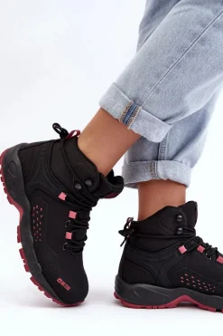 Obuwie Trekkingowe Męskie|Trekkingowe Damskie></noscript>Big Star Shoes Buty Trekkingowe Trapery Memory Foam System Czarne Big Star MM274562