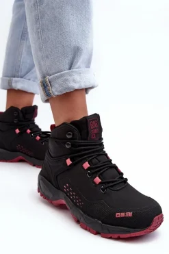 Obuwie Trekkingowe Męskie|Trekkingowe Damskie></noscript>Big Star Shoes Buty Trekkingowe Trapery Memory Foam System Czarne Big Star MM274562