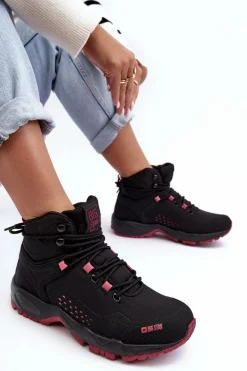 Obuwie Trekkingowe Męskie|Trekkingowe Damskie></noscript>Big Star Shoes Buty Trekkingowe Trapery Memory Foam System Czarne Big Star MM274562