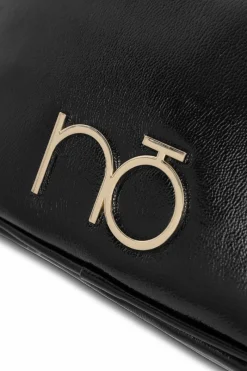 Hot Nobo Błyszcząca Torebka Listonoszka NBAG-R3140-C020 Czarna
