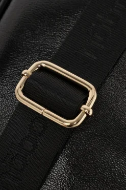 Hot Nobo Błyszcząca Torebka Listonoszka NBAG-R3140-C020 Czarna