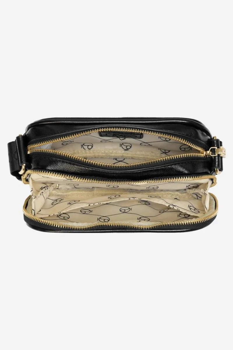 Hot Nobo Błyszcząca Torebka Listonoszka NBAG-R3140-C020 Czarna