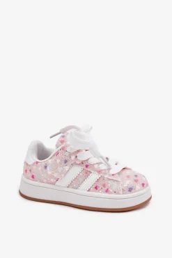 Dziewczęce|Back To School>Boto Błyszczące Buty Sportowe Dziewczęce W Serca Różowe Tessina Różowy