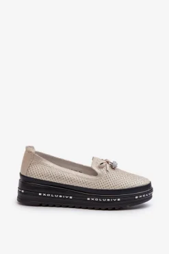 Loafersy Damskie|Mokasyny Damskie Skórzane><noscript><img width=
